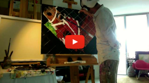 Art Video Time Lapse horse painting