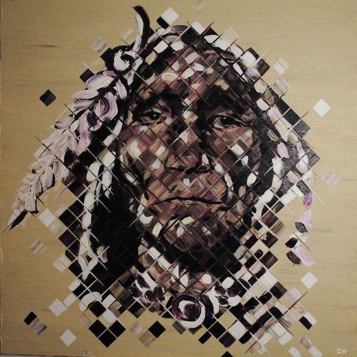 miami artist charlie hanavich paintings indians