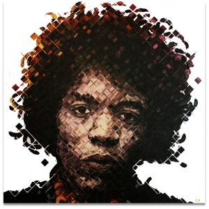 Jimi Hendrix Painting by Charlie Hanavich