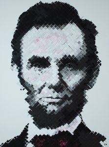 abraham lincoln contemporary painting charlie hanavich