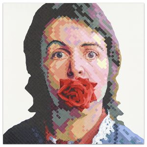 Paul McCartney Painting by contemporary artist Charlie Hanavich