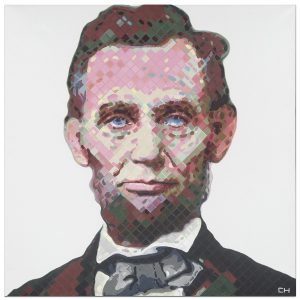 Abe Lincoln Portrait Painting by Atlanta Artist Charlie Hanavich