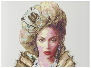 Queen Bey Beyonce Painting Commission by Atlanta Artist Charlie Hanavich