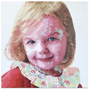 Children commission painting by Atlanta Artist Charlie Hanavich