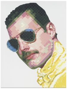 Freddie Mercury Portrait Painting by Atlanta Artist Charlie Hanavich