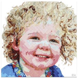 Children Portraits Painting by Atlanta Artist Charlie Hanavich