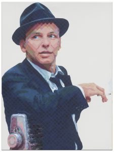 Frank Sinatra Painting Portrait Atlanta artist Charlie Hanavich