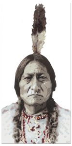 Sitting Bull Painting by artist Charlie Hanavich