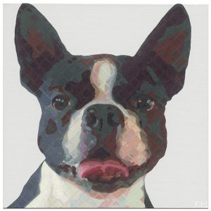 dog Portrait Painting by Atlanta Artist Charlie Hanavich