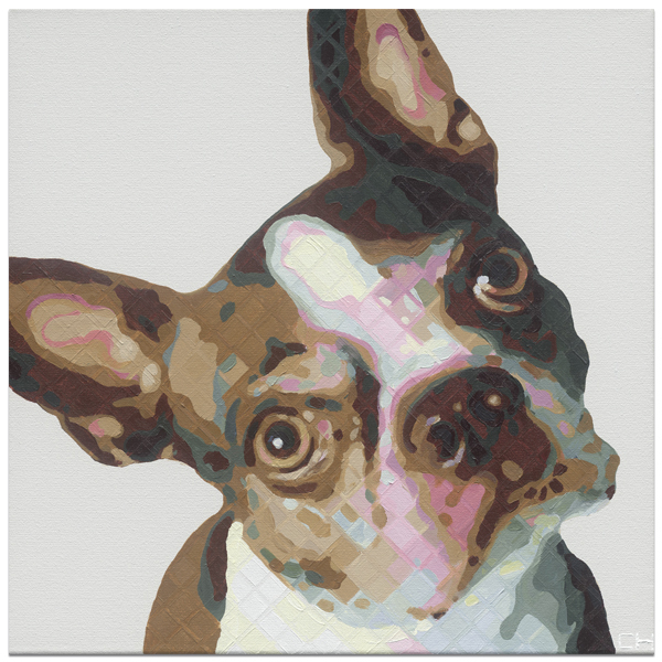 Pet Portrait Painting by Atlanta Artist Charlie Hanavich