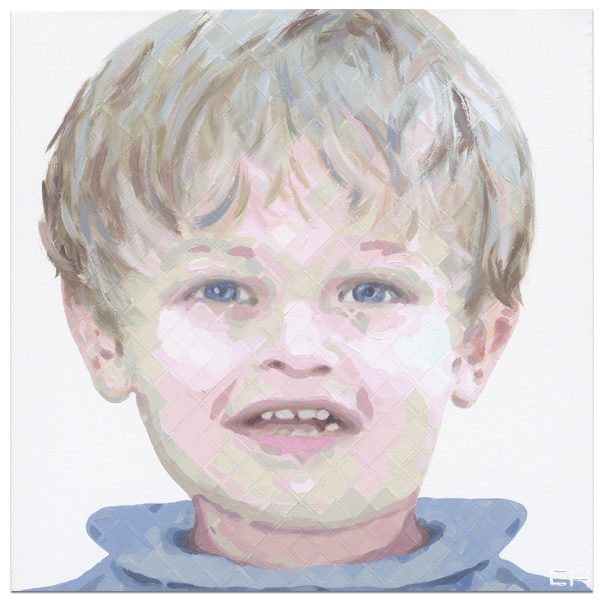 child portrait Painting by Atlanta Artist Charlie Hanavich