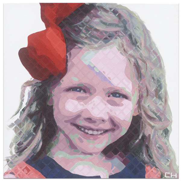 Child portrait Painting by Atlanta Artist Charlie Hanavich