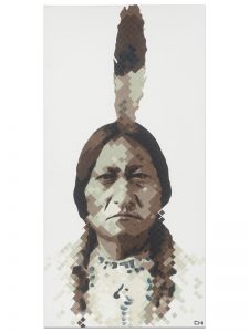 Charlie Hanavich art paintings sitting bull indian chief